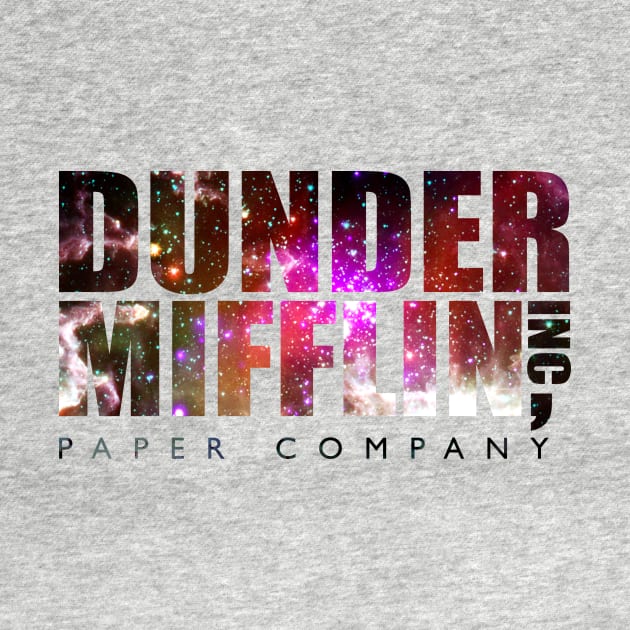 The Office Dunder Mifflin logo (GALACTIC Edition) by WFDJ